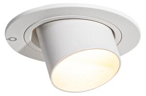 Spot modern integrat alb GU10 35mm rotund inclinabil - Installa