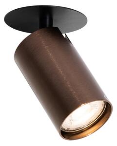 Spot modern integrat bronz închis GU10 50mm - Chels