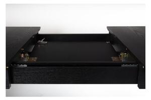 Masă extensibilă Zuiver Glimps, 120 x 80 cm, negru