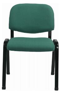 Scaun ISO 2, verde/negru, stofa, 53x55x82 cm