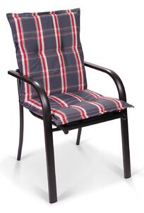 Blumfeldt Prato, pernă tapițată, pernă pentru scaun, spătar mic, scaun de gradină, poliester, 50x100x8cm, 1 x covoraș