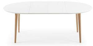 Masă dining extensibilă Kave Home Oakland, 120 x 90 cm , alb