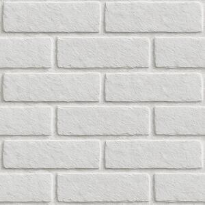 Tapet Textură de cărămidă albă, dispunere orizontală, Tapet loft, a00877 : Uwalls.ro