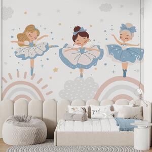Tapet Prințese, Fototapet Pentru Copii, Fototapet pentru camera unei fete, w04864v1 : Uwalls.ro