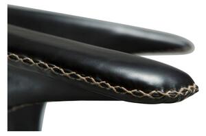 Scaun din piele artificială DAN-FORM Denmark Flair, negru