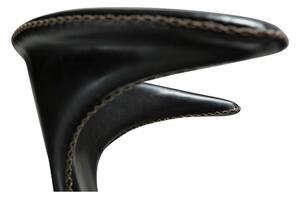 Scaun din piele artificială DAN-FORM Denmark Flair, negru