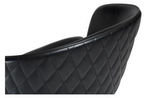Scaun din piele artificială DAN-FORM Denmark Dual, negru
