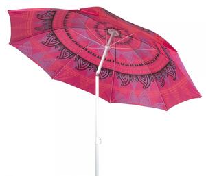 Umbrela de plaja cu diametru de 1.9 m, rosu, Vivo 19651