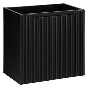 Comad Nova Black dulap 60x39x57 cm sub chiuveta pe perete negru NOVA BLACK D2 82-60-2D