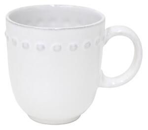Cană din gresie ceramică Costa Nova Pearl, 370 ml, alb