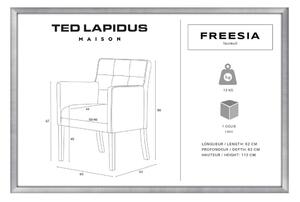 Scaun din lemn de fag Ted Lapidus Maison Freesia cu picioare maro închis, negru