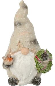 Decorațiune de Crăciun Spiridușul Papa Noel I,10 x 16,5 x 8 cm