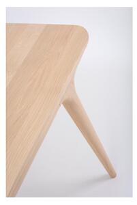 Masă de dining din lemn de stejar 90x220 cm Fawn - Gazzda
