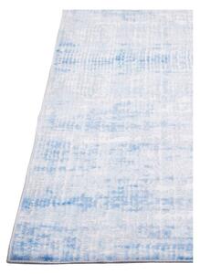 Covor Floorita Abstract, 80 x 150 cm, albastru-gri