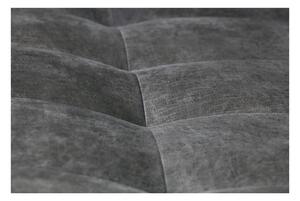 Canapea cu husă din piele reciclată BePureHome Rodeo, negru, 277 cm