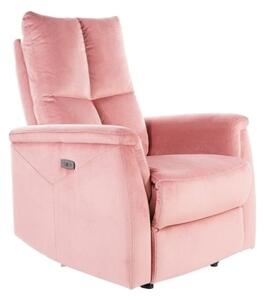 Fotoliu recliner roz NEPTUN, 76x57x96 cm