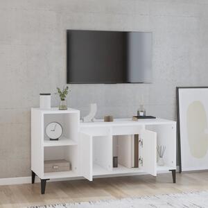 Comodă TV, alb, 100x35x55 cm, lemn prelucrat