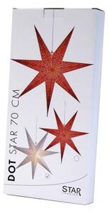 Decorațiune luminoasă Star Trading Dot, Ø 70 cm, roșu
