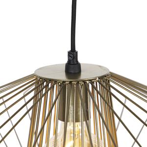 Lampă suspendată design alamă - Stiel
