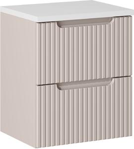 Set dulap Comad Nova Cashmere NOVACASHMERE 82-50-2S, blat Comad Nova White NOVA WHITE 89-50