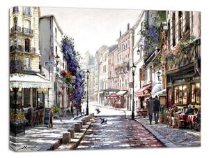 Tablou Styler Canvas Watercolor Paris Mood, 85 x 113 cm
