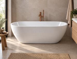 Cada freestanding Aurelia, 170 cm, ovală, alb