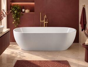 Cada freestanding Aurelia, 180 cm, alb