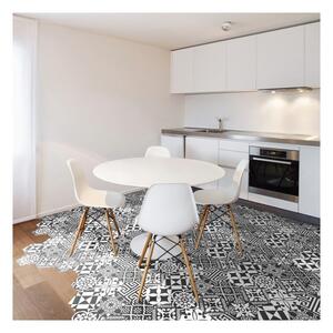 Set 10 autocolante pentru podea Ambiance Hexagons Ginola, 20 x 18 cm