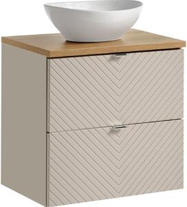 Set dulap Comad Viva Cashmere VIVA CASHMERE 82-60-2S, lavoar Comad Lola UN-LOLA-GW, NOVA OAK A 89-60