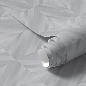 Tapet Geometria liniilor înclinate într-o paletă rece de gri-albastru, Tapet abstract, a00983v2 : Uwalls.ro