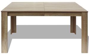 Masă de bucătărie, 140 x 80 x 75 cm, lemn de stejar