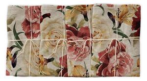 Set 4 șervețele textile Really Nice Things Roses, lățime 40 cm