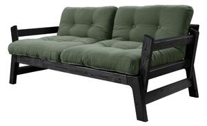 Canapea variabilă KARUP Design Step Black, verde