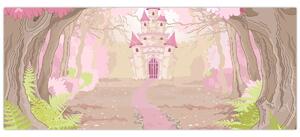 Tablou - Călătorie în regatul roz (120x50 cm)