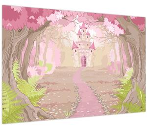 Tablou - Călătorie în regatul roz (90x60 cm)