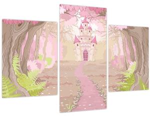 Tablou - Călătorie în regatul roz (90x60 cm)