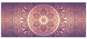 Tablou - Mandala pe gradient violet (120x50 cm)