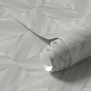 Tapet Linii diagonale care formează pătrate într-o paletă de culori gri mentă, Tapet abstract, a00983v1 : Uwalls.ro