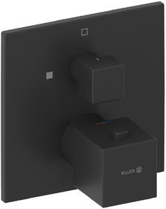 Kludi Decus baterie de duș ascuns cu termostat negru 548853975