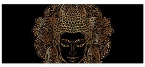 Tablou - Buddha auriu (120x50 cm)