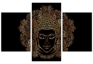 Tablou - Buddha auriu (90x60 cm)
