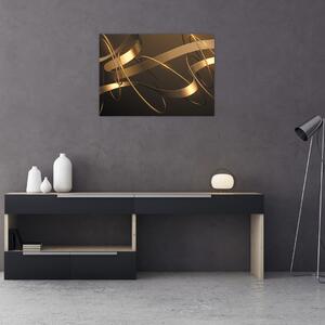 Tablou - Panglici de bronz (70x50 cm)