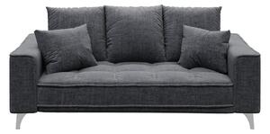 Canapea devichy Chloe, 204 cm, gri închis