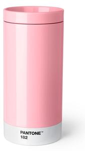 Cană de călătorie din oțel inoxidabil Pantone, 430 ml, roz