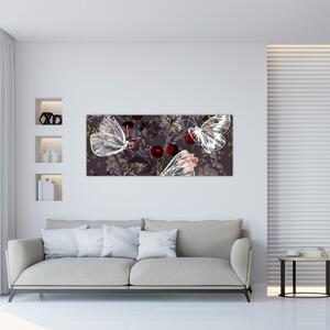 Tablou - Fluture (120x50 cm)