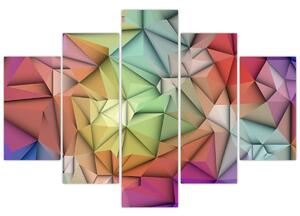 Tablou - Abstracția poligonală (150x105 cm)