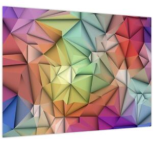 Tablou - Abstracția poligonală (70x50 cm)