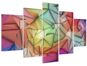 Tablou - Abstracția poligonală (150x105 cm)