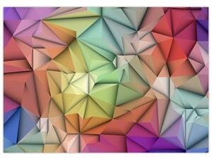 Tablou - Abstracția poligonală (70x50 cm)