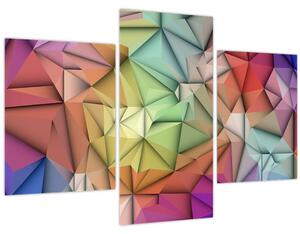 Tablou - Abstracția poligonală (90x60 cm)